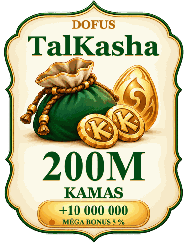 Acheter 200M kamas TalKasha