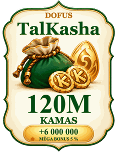 Acheter 120M kamas TalKasha