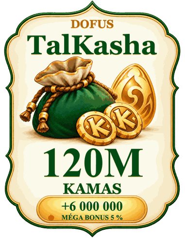 Buy 120M kamas TalKasha