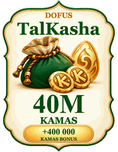 Acheter 40M kamas TalKasha
