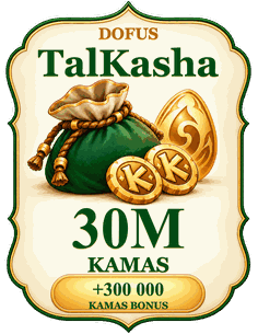 Acheter 30M kamas TalKasha