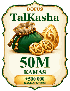 Acheter 50M kamas TalKasha