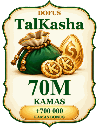 Buy 70M kamas TalKasha