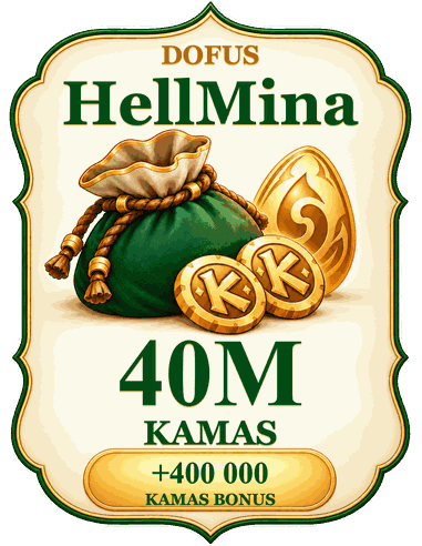 Buy 40M kamas HellMina