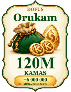 Acheter 120M kamas Orukam