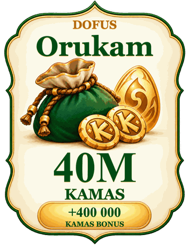 Acheter 40M kamas Orukam