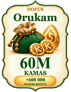 Acheter 60M kamas Orukam