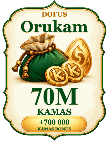 Acheter 70M kamas Orukam
