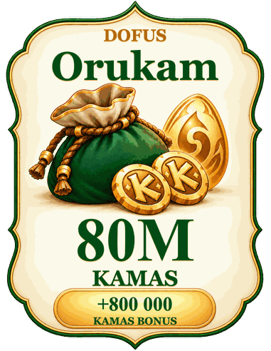 Acheter 80M kamas Orukam