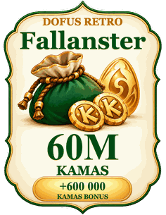 Buy 60M kamas Fallanster