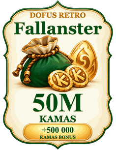 Buy 50M kamas Fallanster
