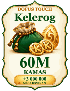 Buy 60M kamas Kelerog