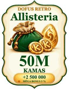 Buy 50M kamas Allisteria