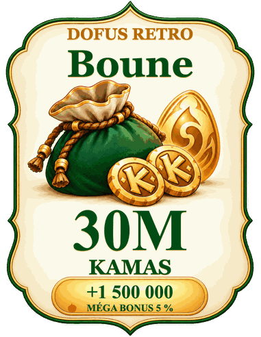 Buy 30M kamas Boune