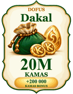Buy 20M kamas Dakal