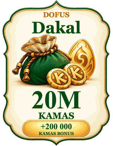 Buy 20M kamas Dakal