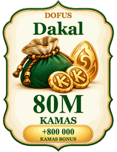 Buy 80M kamas Dakal