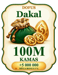 Buy 100M kamas Dakal