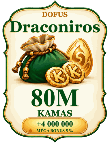 Buy 80M kamas Draconiros