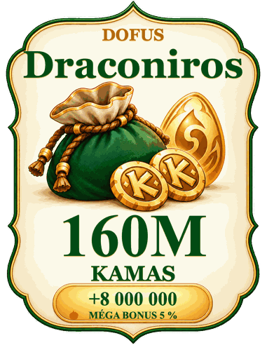 Buy 160M kamas Draconiros