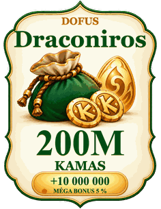 Acheter 200M kamas Draconiros
