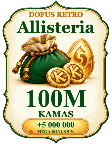 Buy 100M kamas Allisteria