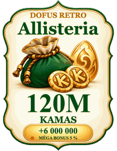 Buy 120M kamas Allisteria