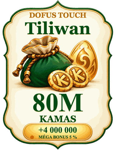 Buy 80M kamas Tiliwan